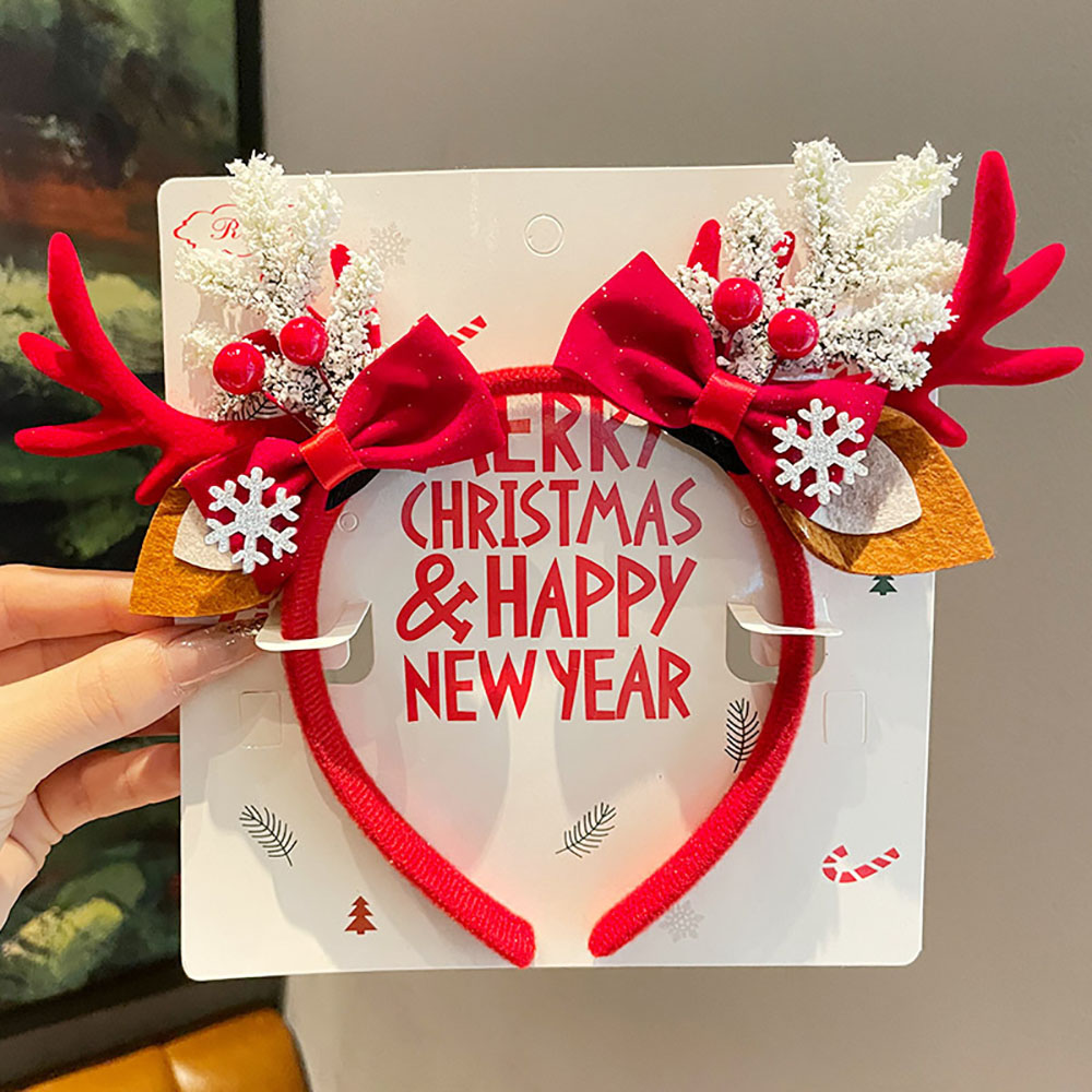 Reindeer Antlers Headband - Sevimli Saç Aksesuarları Çevre Dostu Ren