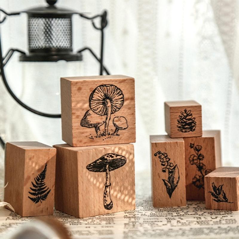 Gift Box Wrap Set - Kart Çalışması Mühür Seti 7 Parça