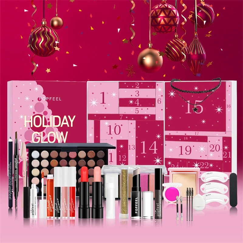Advent Calendar Gift - Noel Geri Sayım Makyaj Seti Ruj