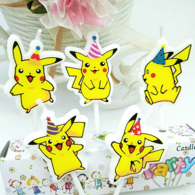 5 adet/grup Pokemon Doğum Günü - Holiday Candle Set incelemesi ve fiyatı