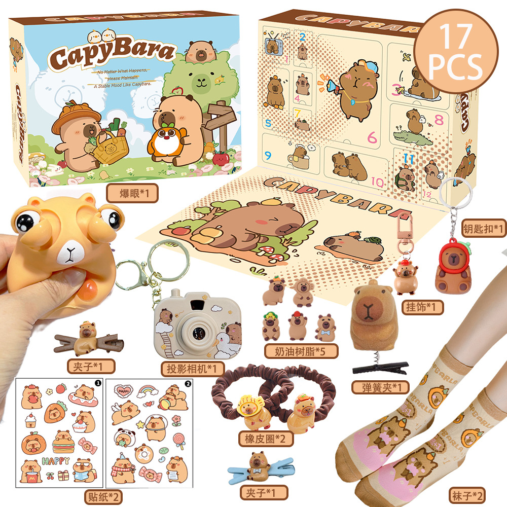 Yeni Kapibara Temalı Noel Adve - Advent Calendar Gift incelemesi ve fiyatı