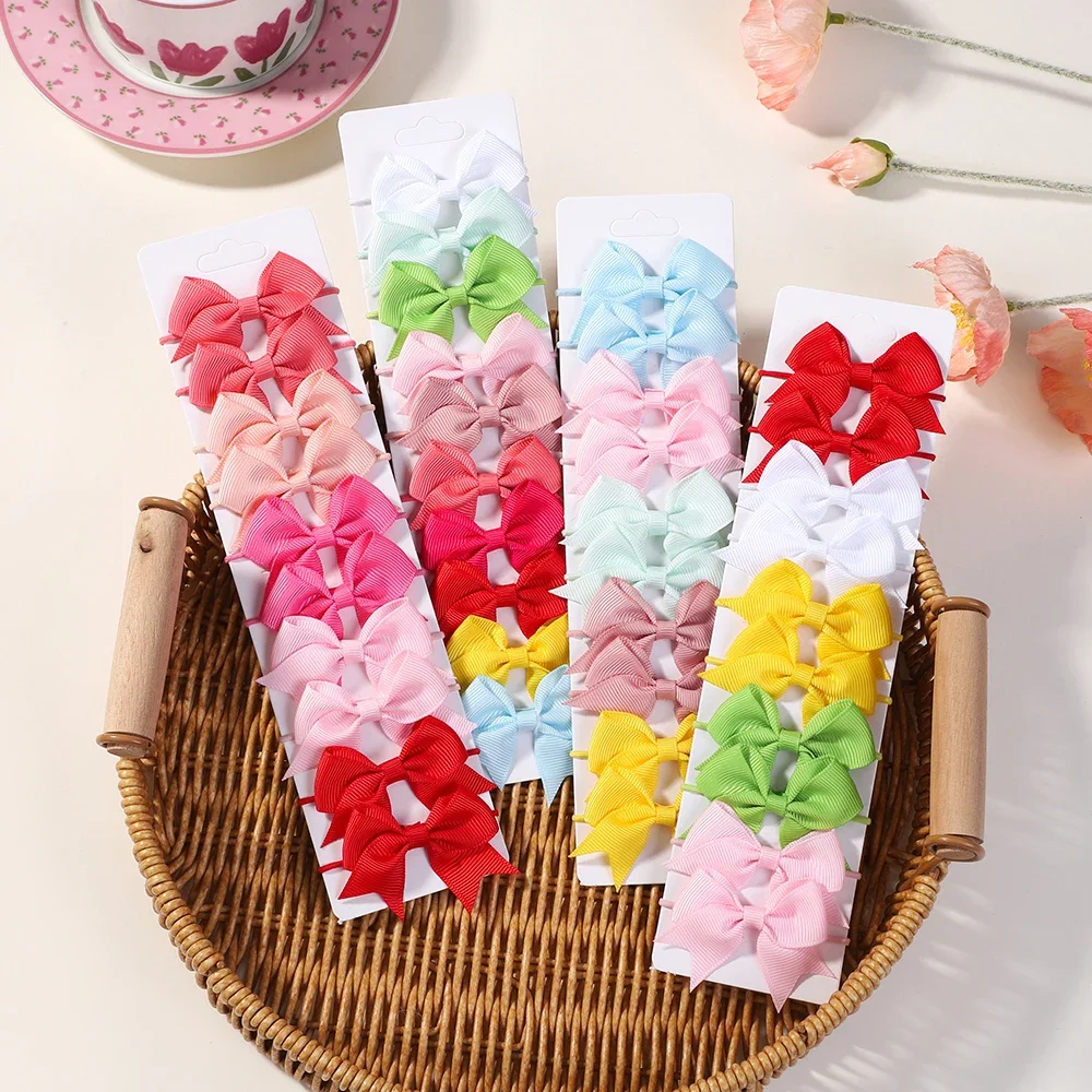 10 adet yaylar elastik saç las - Ribbon Bow Gift incelemesi ve fiyatı