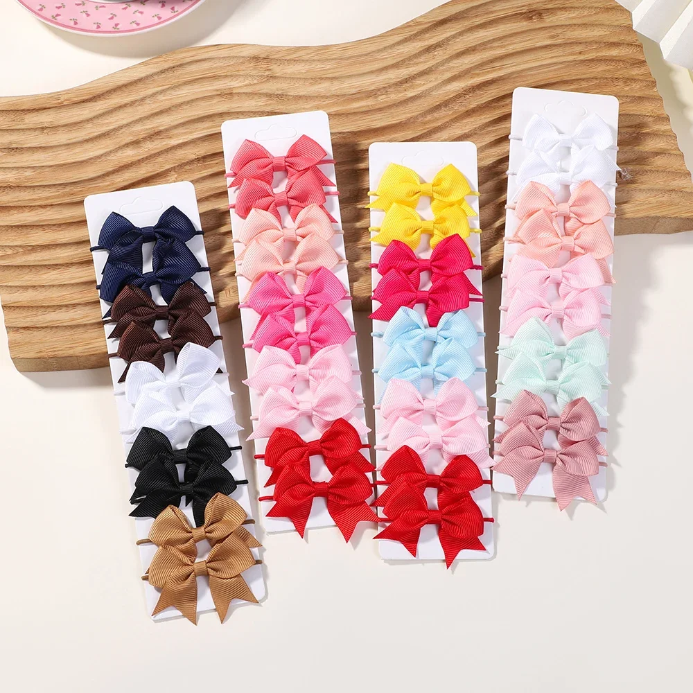 10 adet yaylar elastik saç las - Ribbon Bow Gift incelemesi ve fiyatı