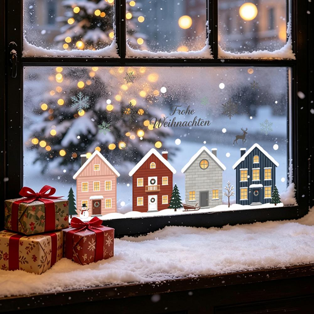 Elk Köknar Ağacı Çıkartmaları  - Snowflake Window Decal incelemesi ve fiyatı