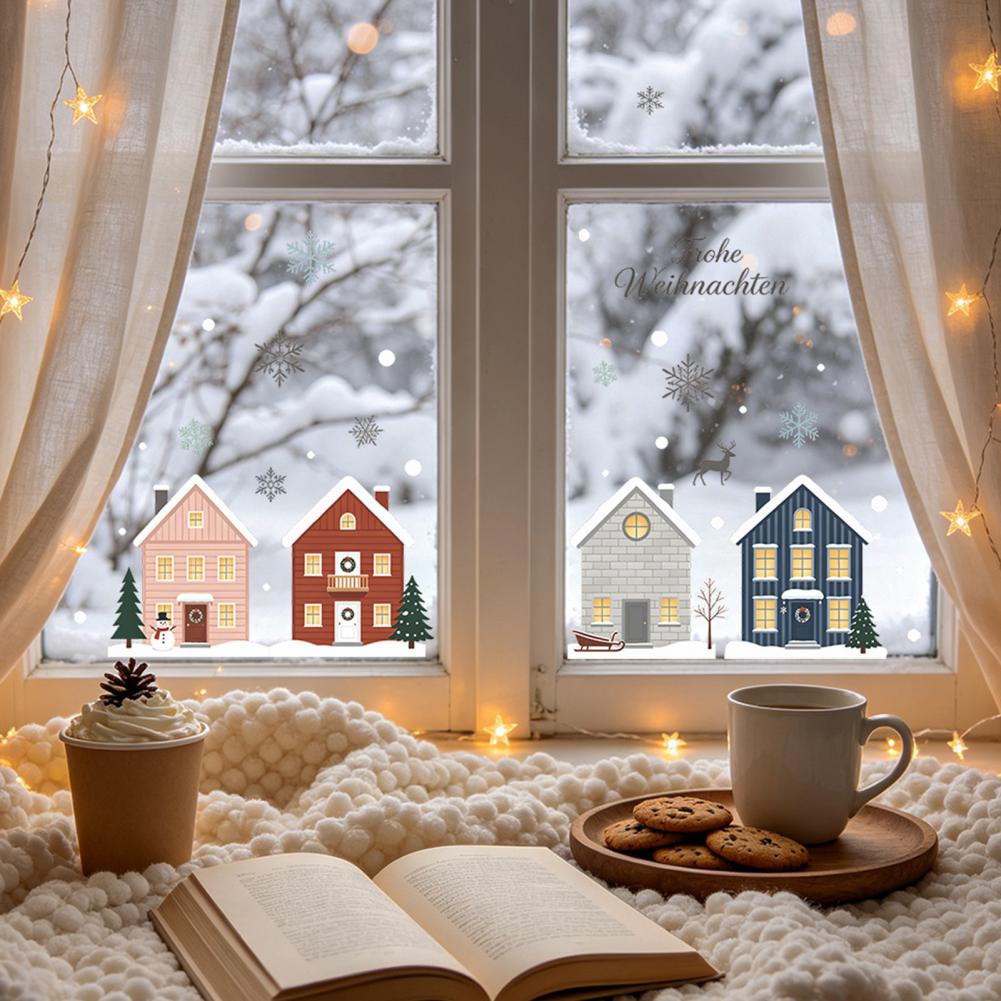Elk Köknar Ağacı Çıkartmaları  - Snowflake Window Decal incelemesi ve fiyatı