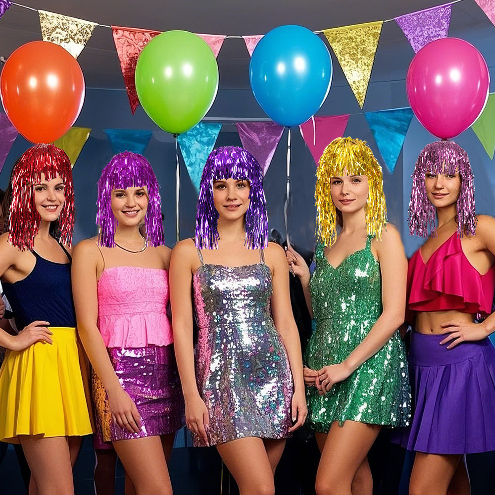 Cosplay Disko Peruk Folyo Tins - Tinsel Garland Decoration incelemesi ve fiyatı