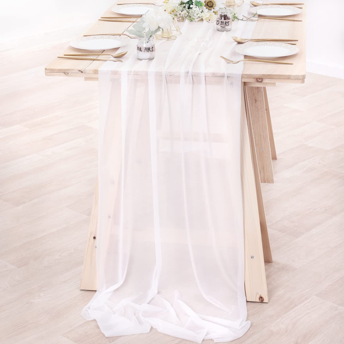 Şifon Masa Koşucu Çıplak Sırf  - Christmas Table Runner incelemesi ve fiyatı