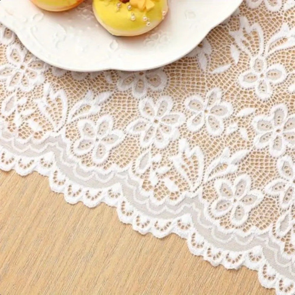 Fransız Zarif Çiçek Desenli Ke - Christmas Table Runner incelemesi ve fiyatı