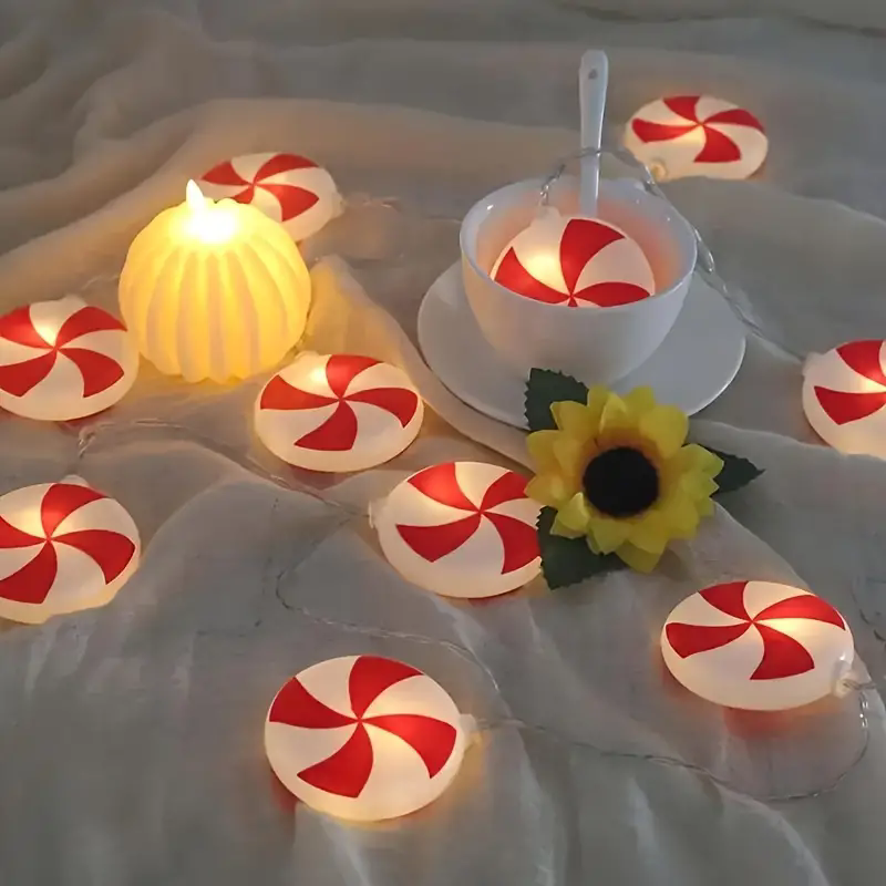 6m 40 LEDS şenlikli baston şek - Led Fairy String Lights incelemesi ve fiyatı