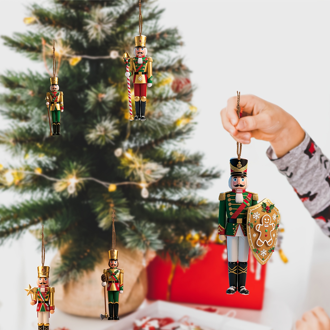 12 adet 2D Düz Ahşap Noel Fınd - Nutcracker Figurine incelemesi ve fiyatı