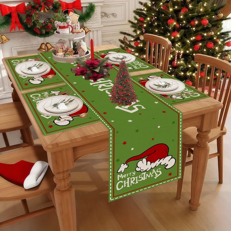 VIKAMA Sevimli Karikatür Noel  - Christmas Table Runner incelemesi ve fiyatı