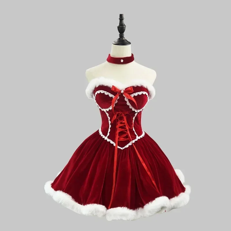 Yeni Yıl Kırmızı Elbise Peleri - Elf Costume Christmas incelemesi ve fiyatı