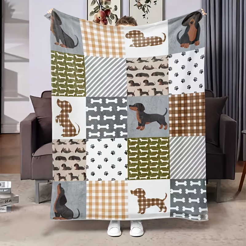 Sevimli Noel Dachshund Köpek B - Christmas Throw Blanket incelemesi ve fiyatı