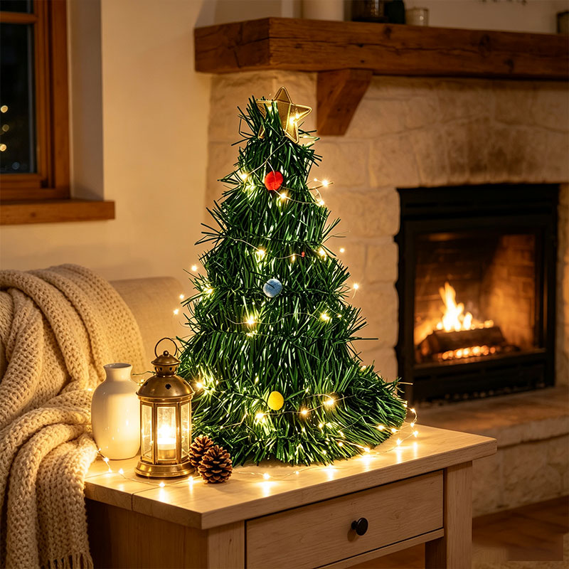 Katlanabilir Yeşil Simli Mini  - Star Tree Topper incelemesi ve fiyatı