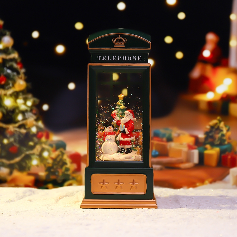 Noel Telefon Kulübesi Gece Lam - Snow Globe Musical incelemesi ve fiyatı