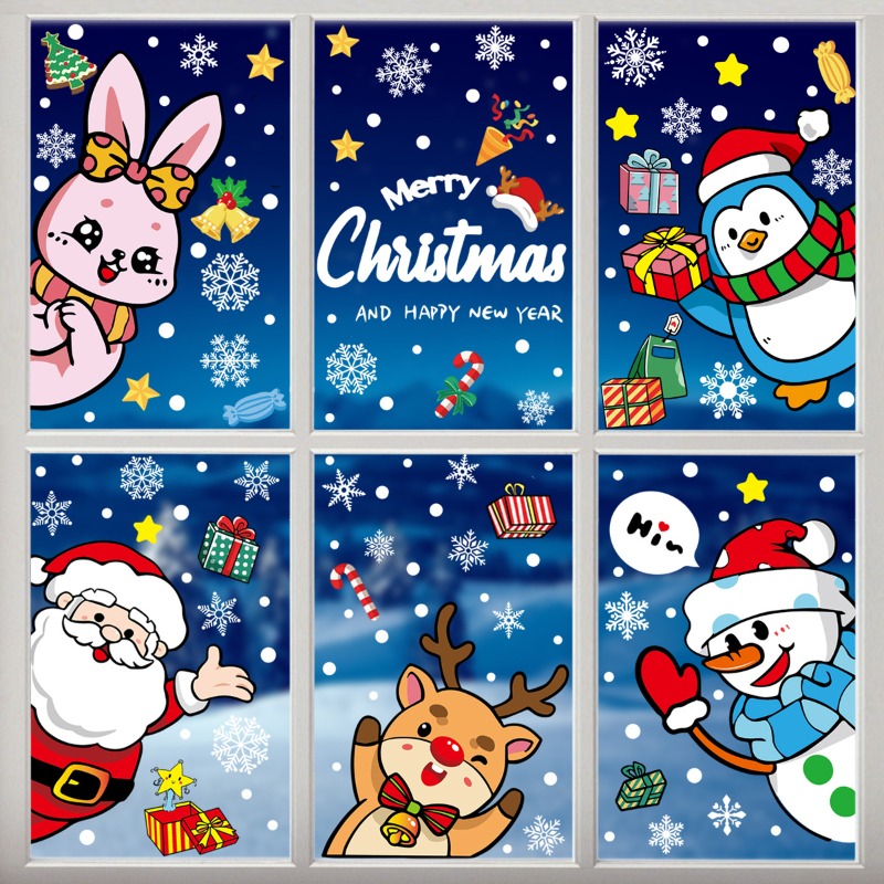 2025 Noel Dekoratif Cam pencer - Snowflake Window Decal incelemesi ve fiyatı